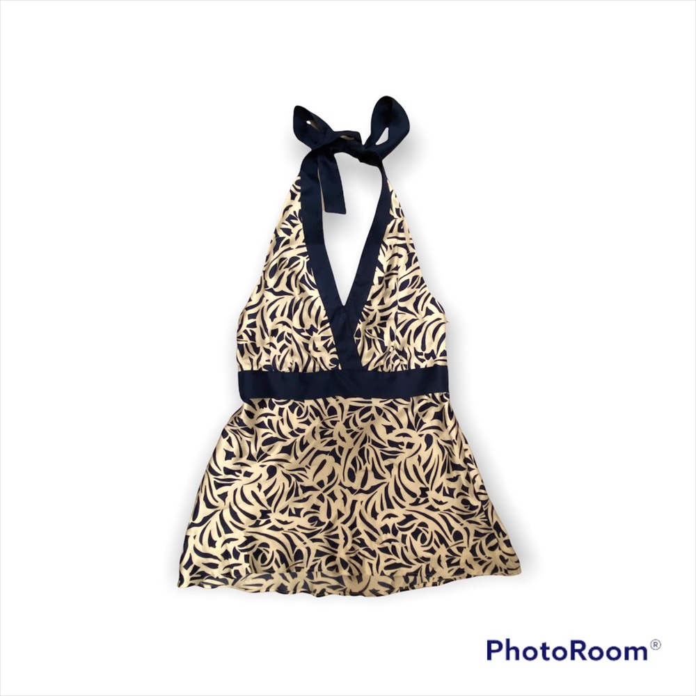 Ann Taylor halter silk top